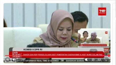 Rapat Bersama Komisi II DPR RI, Ini Poin yang Disampaikan Wagub Gorontalo ?