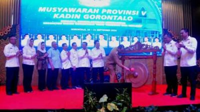 Gubernur Gorontalo Minta Kadin Jadi Poros Utama Pembangunan