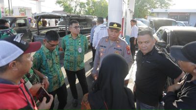 Batasi Pengisian Maksimal 25 Liter, Pemkot Kotamobagu Turun Urai Antrean BBM
