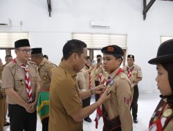 Wali Kota Weny Gaib Terima Kontingen Pramuka Kotamobagu, Apresiasi Prestasi di Jamnas XII 2026