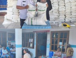 472 Warga Madidir Unet Terima Bantuan Pangan, Masing-Masing Dapat 30 Kg Beras
