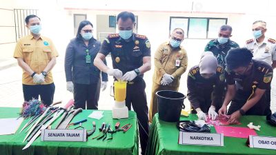 Sabu, Obat Keras hingga Puluhan Sajam Dimusnahkan, Kejari Bitung Pertegas Perang terhadap Narkoba dan Kejahatan