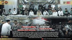 Kapolres Kotamobagu Hadiri Bilalang Bersholawat, Ribuan Warga Larut dalam Dzikir dan Sholawat