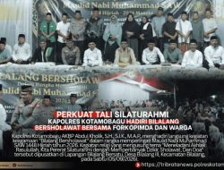 Kapolres Kotamobagu Hadiri Bilalang Bersholawat, Ribuan Warga Larut dalam Dzikir dan Sholawat