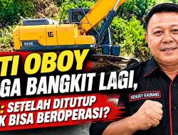 Sudah Ditutup, PETI Oboy Diduga Kembali Geliat Pakai Alat Berat
