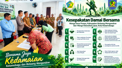 Poopo–Upai Tempuh Jalan Damai, Dua Pihak Sepakat Hentikan Pertikaian