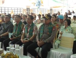 Toleransi dalam Kebersamaan, Kapolres Kotamobagu Hadir di Tengah Jemaat GMIBM Dayanan