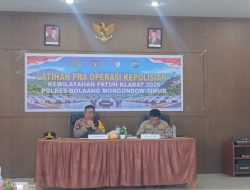 Tingkatkan Disiplin Berlalu Lintas, Polres Boltim Gelar Latpraops