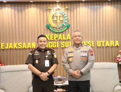Kapolda Sulut Sambangi Kejati, Ada Sinyal Kuat Perkuat Barisan Penegakan Hukum