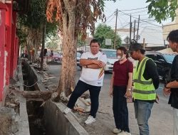 Kawal Proyek Strategis Daerah, Kejari Manado Turun Langsung Awasi Pedestrian Jalan Balai Kota