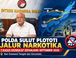 Polda Sulut Pelototi Jalur Peredaran Narkotika yang Berasal dari ‘Tetangga Sebelah’