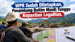 WPR Sudah Ditetapkan, Penambang Boltim Masih Tunggu Kepastian Legalitas