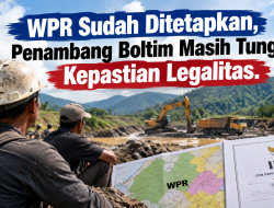 WPR Sudah Ditetapkan, Penambang Boltim Masih Tunggu Kepastian Legalitas